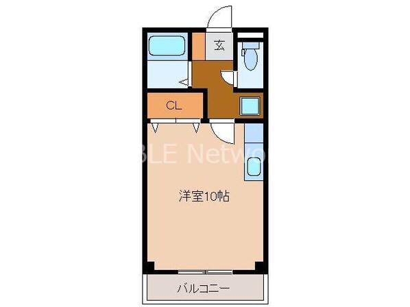 エーティーハイツAの物件間取画像